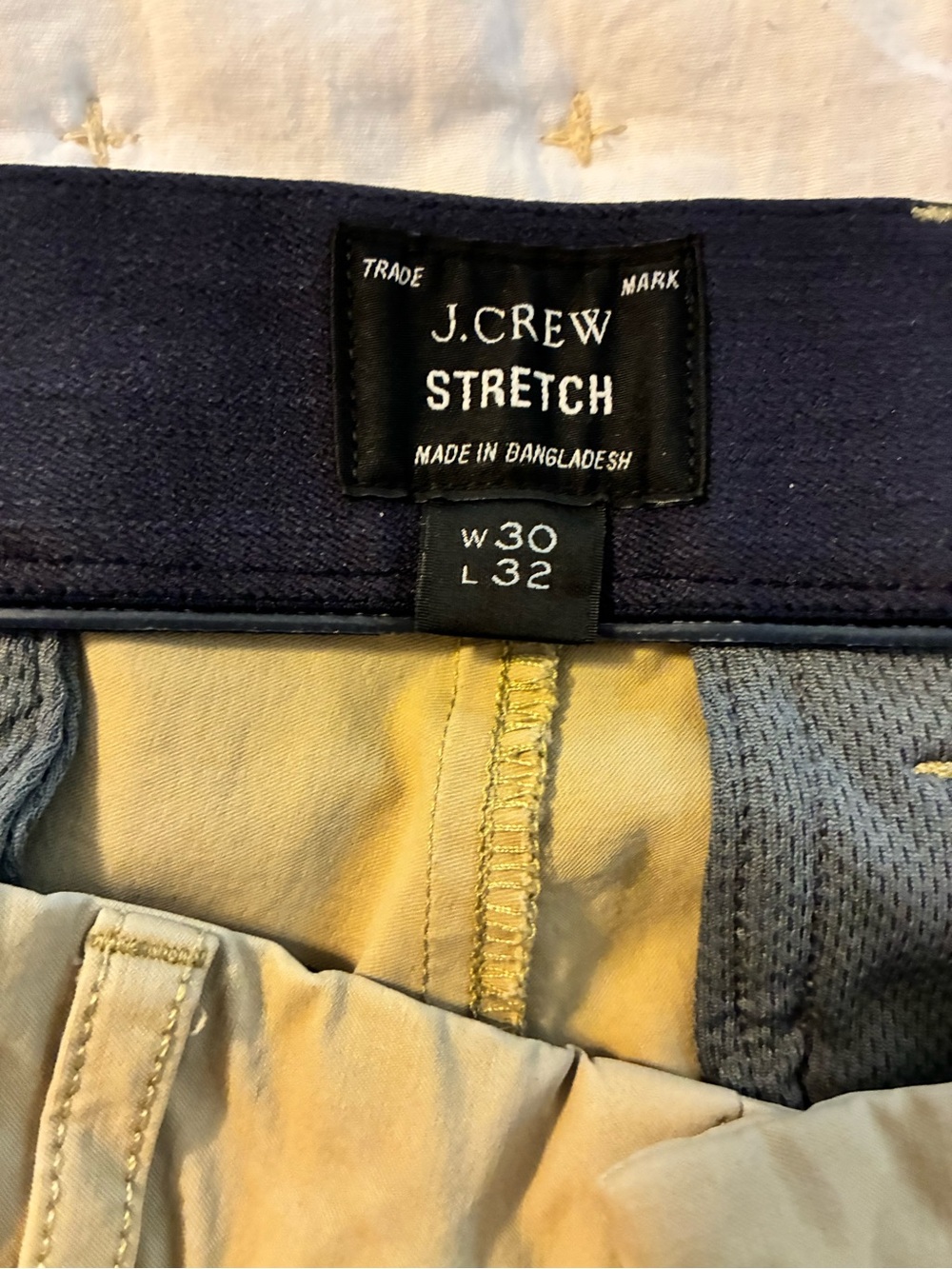 J. Crew Men's Khaki/Tan Chino Pants - Picture 3 of 5